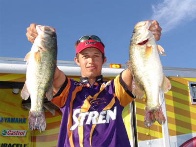 Ronnie Hopkins Jr. led the pro field since day one and sealed his victory in dramatic fashion in the final round. (Photo by David A. Brown)