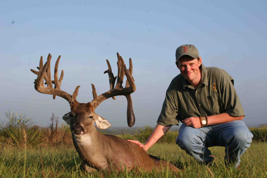 Marko Barrett of San Antonio with a Native Texas Giant