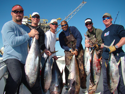 Fishing for yellowfin tuna off the Texas coast during spring can be rewarding and challenging.