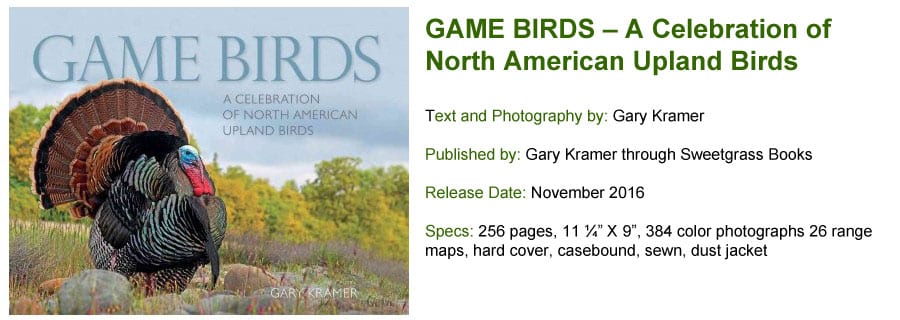 Gary Kramer Game Birds Book