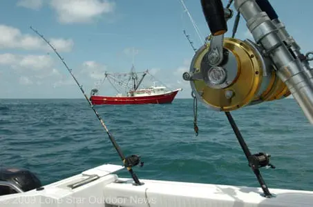 Anglers wanting to follow shrimp boats in the Gulf of Mexico off Texas will have to wait until sometime in June to resume using the method. Texas Parks and Wildlife is closing the season beginning May 15. Photo by David J. Sams, Lone Star Outdoor News.